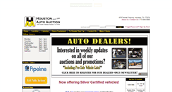 Desktop Screenshot of houstonautoauction.com